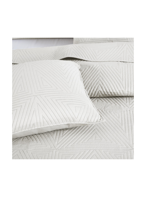 NARZUTA NA ŁÓZKO 200x220 PIKOWANA TRIO KREM KREMOWA