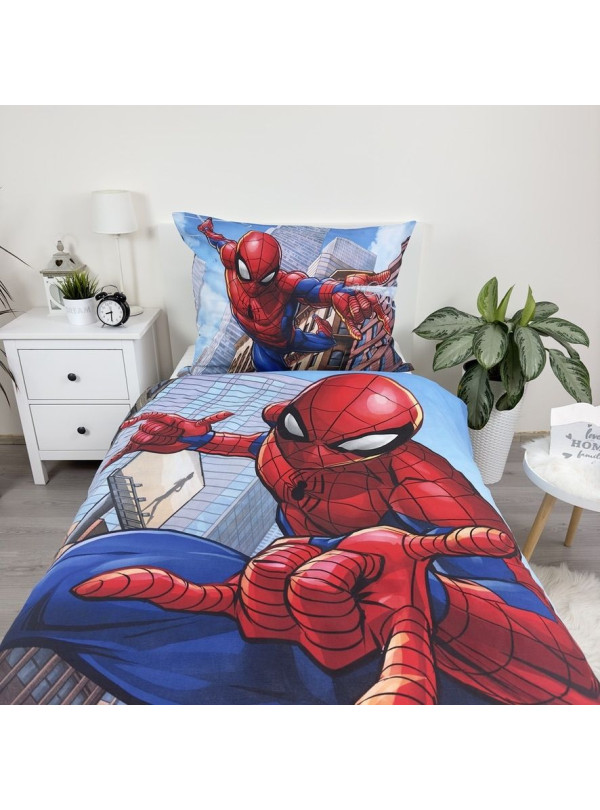 POŚCIEL SPIDERMAN 140x200 BAWEŁNIANA MARVEL SPIDER-MAN