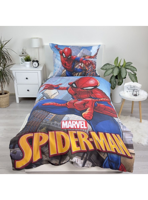 POŚCIEL SPIDERMAN 140x200 BAWEŁNIANA MARVEL SPIDER-MAN