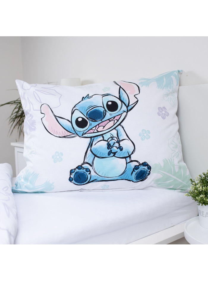 KOMPLET POŚCIELI 140x200 LILO I STITCH DISNEY BIAŁA OHANA