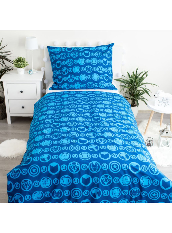 POŚCIEL 140x200 ŚWIECĄCA W CIEMNOŚCI AVENGERS