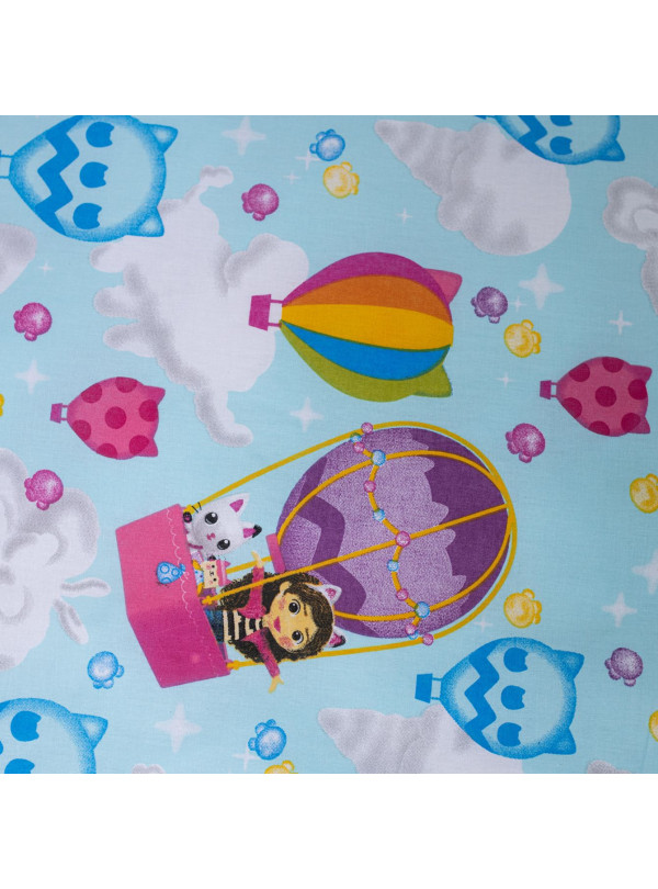 POŚCIEL 140x200 KOCI DOMEK GABI DLA DZIECI BALON