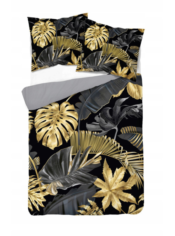 KOMPLET POŚCIELI 160x200 DWUSTRONNA 3D W KWIATY 4197_A