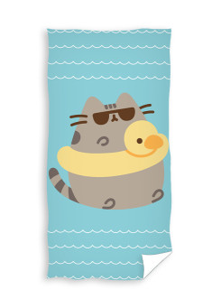 RĘCZNIK PUSHEEN 70x140 KĄPIELOWY KOŁO Z KACZUSZKĄ