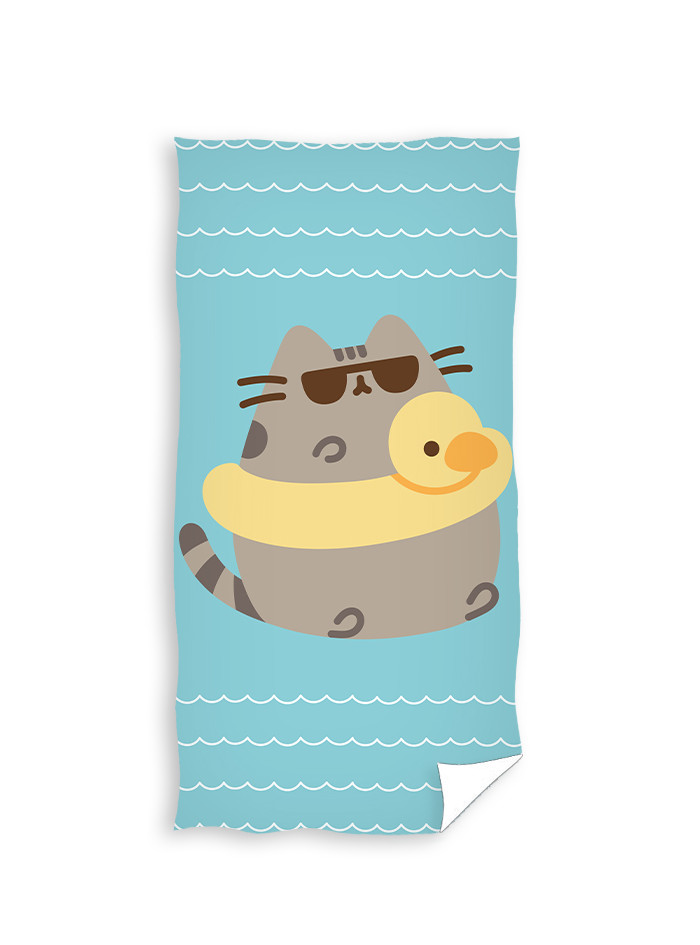 RĘCZNIK PUSHEEN 70x140 KĄPIELOWY KOŁO Z KACZUSZKĄ