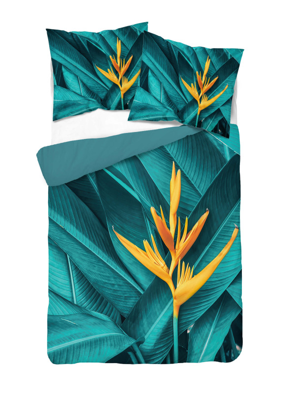 KOMPLET POŚCIELI 160x200 DWUSTRONNA 3D W KWIATY 4194_A