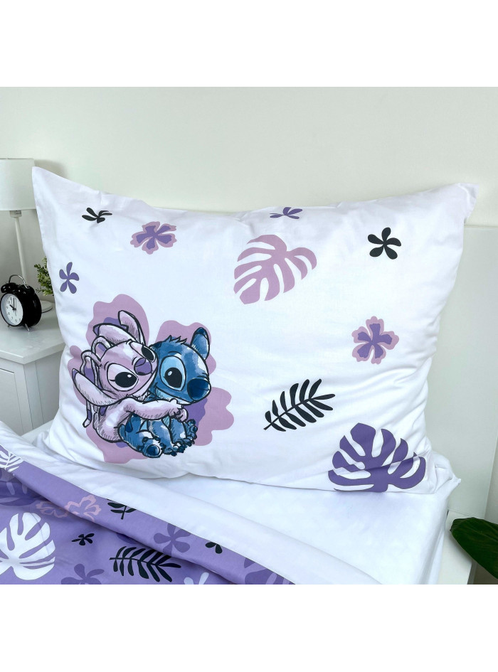 KOMPLET POŚCIELI 160x200 LILO I STITCH DISNEY BIAŁA
