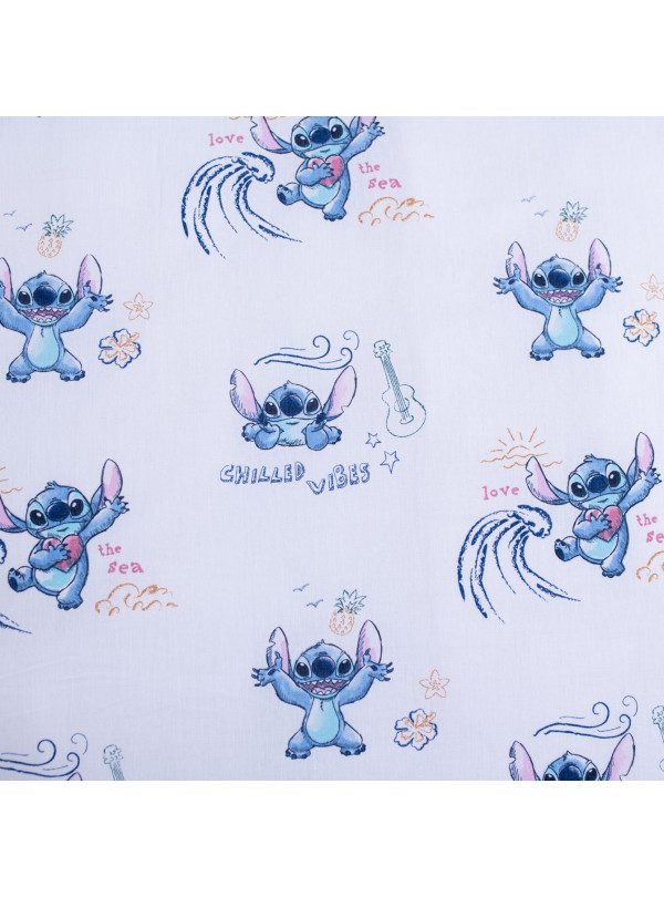 KOMPLET POŚCIELI 140x200 LILO I STITCH DISNEY NIEBIESKA ALOHA