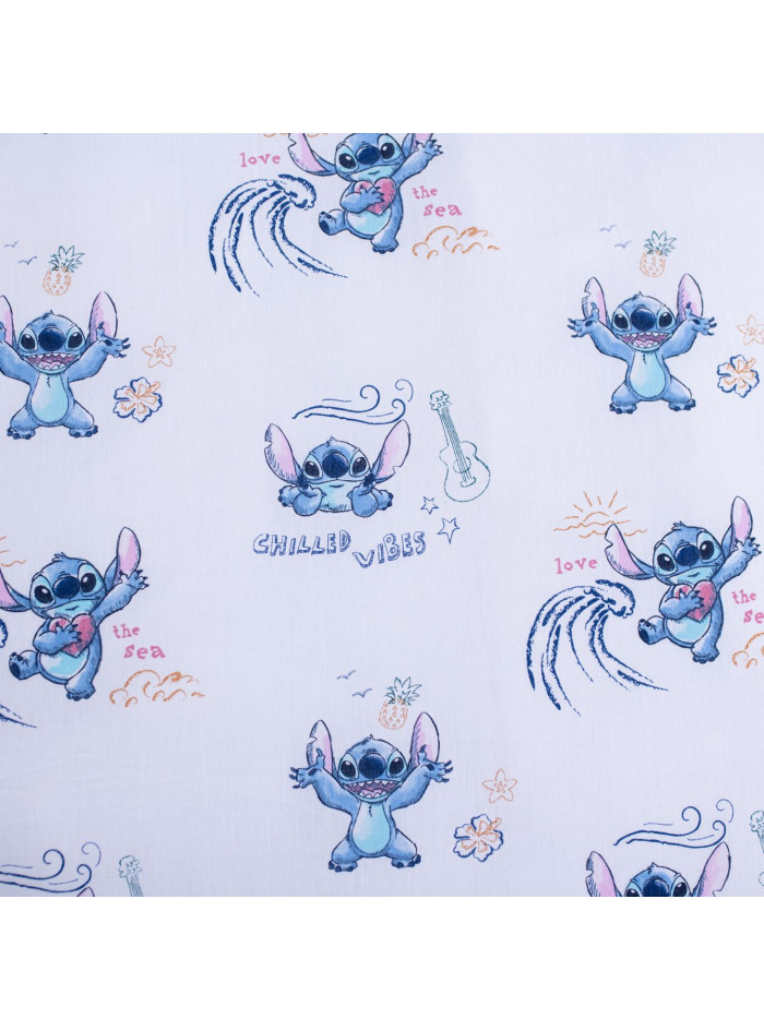 KOMPLET POŚCIELI 140x200 LILO I STITCH DISNEY NIEBIESKA ALOHA