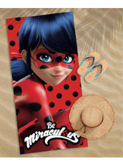 RĘCZNIK KĄPIELOWY PLAŻOWY 70x140 MIRACULUS BIEDRONKA LB_03 2