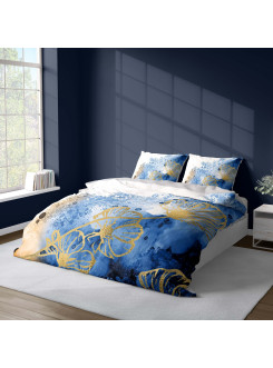 KOMPLET POŚCIELI 160x200 DWUSTRONNA 3D W KWIATY 4223_A 2