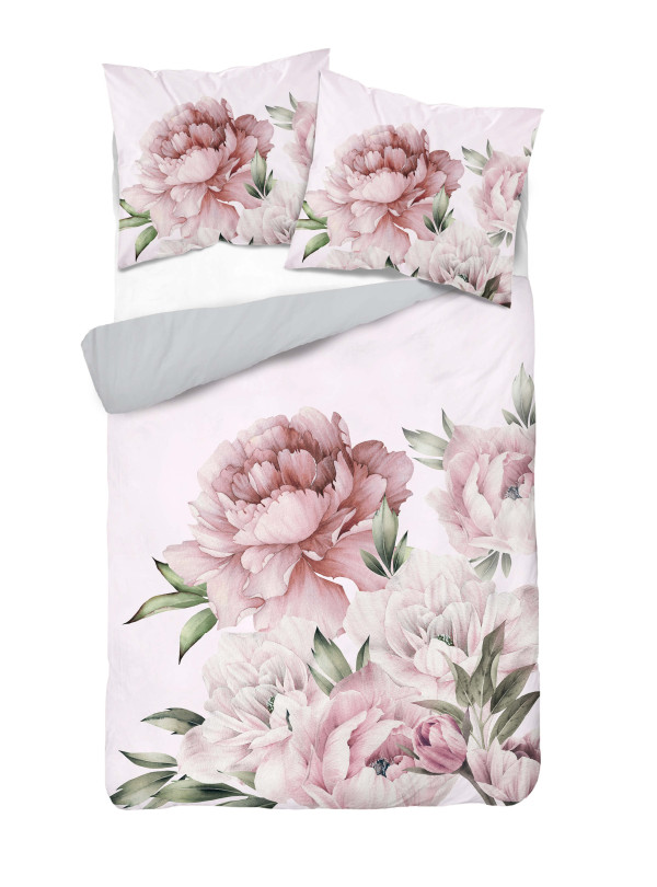 KOMPLET POŚCIELI 160x200 DWUSTRONNA 3D W KWIATY 4196_A