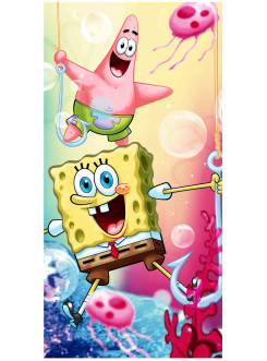 RĘCZNIK 70x140 KĄPIELOWY DZIECIĘCY SPONGEBOB SP_012 2