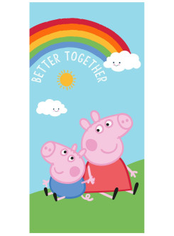RĘCZNIK KĄPIELOWY PLAŻOWY 70x140 ŚWINKA PEPPA PEP-132