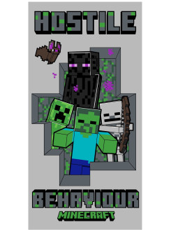 RĘCZNIK KĄPIELOWY PLAŻOWY 70x140 MINECRAFT ALEX STEVE MNC_13