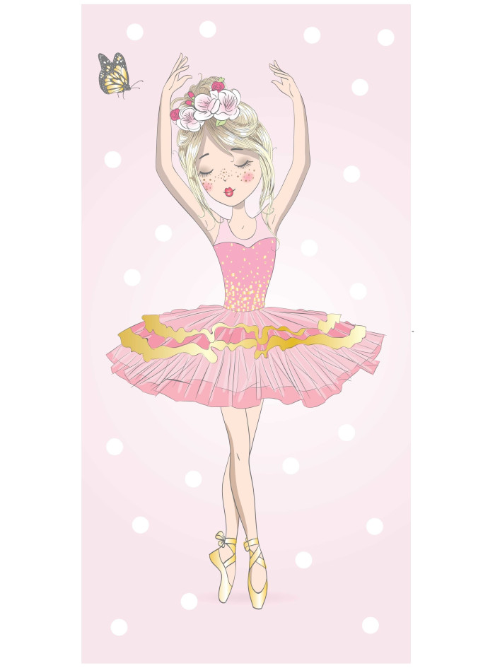 RĘCZNIK 70x140 KĄPIELOWY PLAŻOWY BALERINA