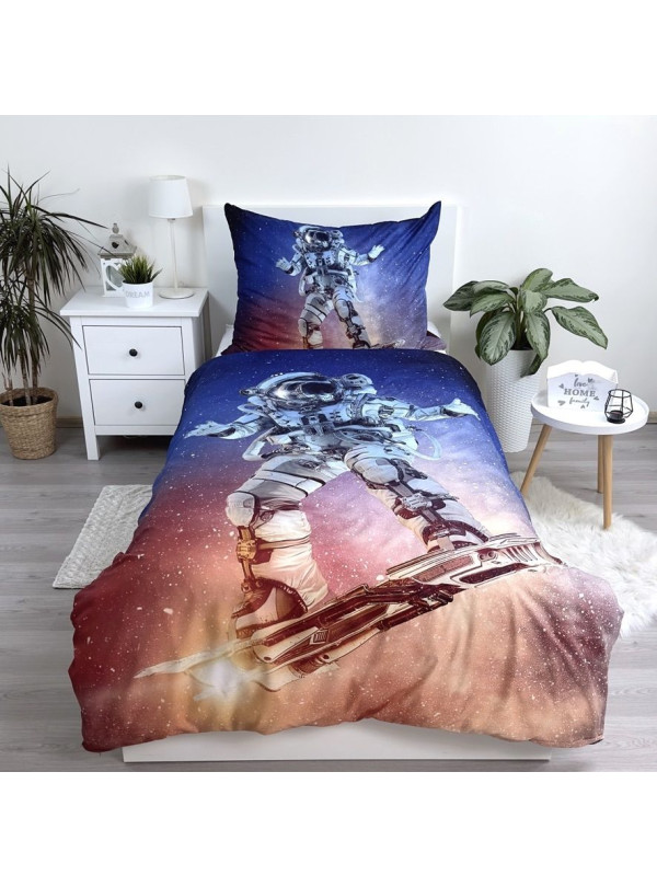POŚCIEL 140x200 KOSMONAUTA KOSMOS