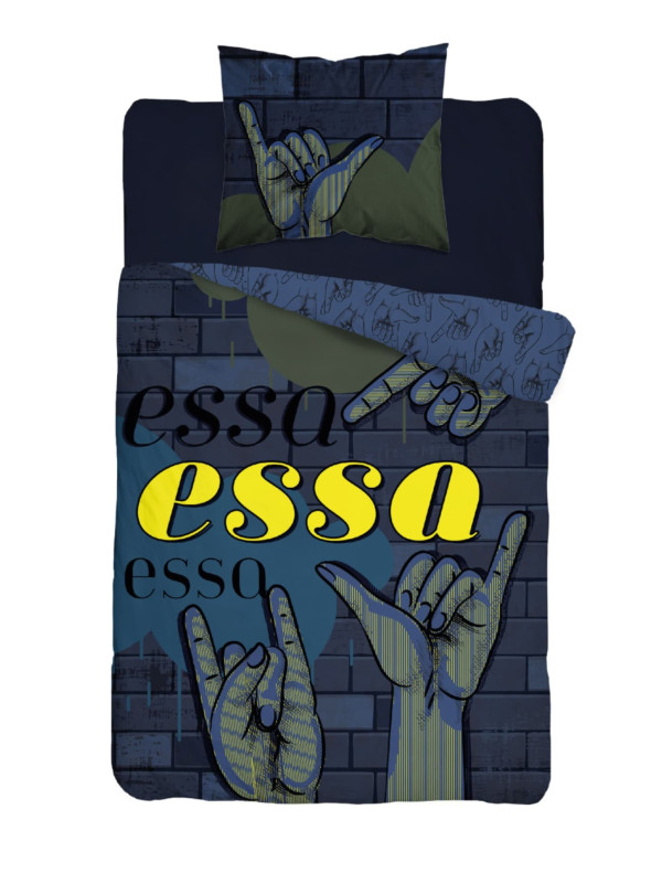 POŚCIEL 140x200 ŚWIECĄCA W CIEMNOŚCI ESSA