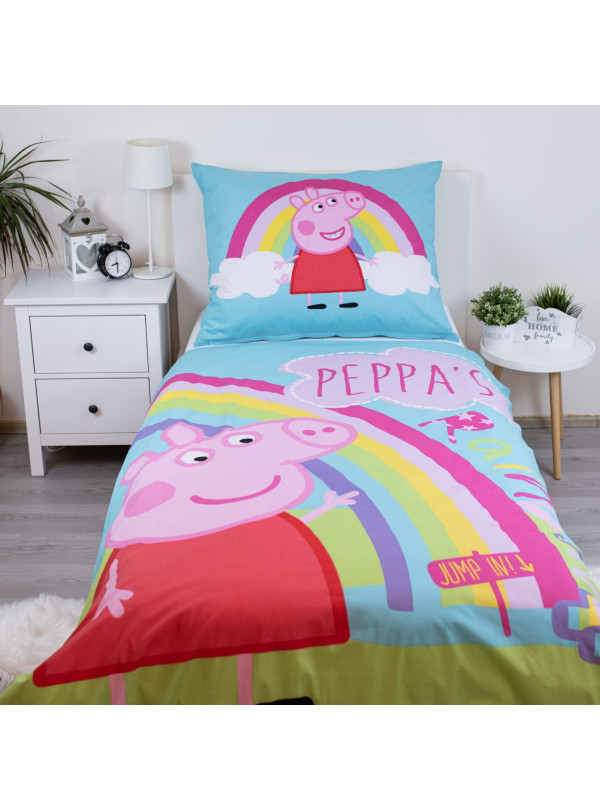 POŚCIEL ŚWINKA PEPPA 140x200 BAWEŁNIANA PEP_016