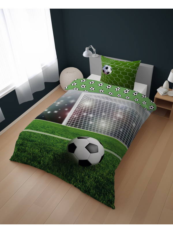 POŚCIEL MŁODZIEŻOWA 140x200 PIŁKA NOŻNA 5578_A