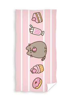RĘCZNIK PUSHEEN 70x140 KĄPIELOWY SŁODYCZE RÓŻOWY