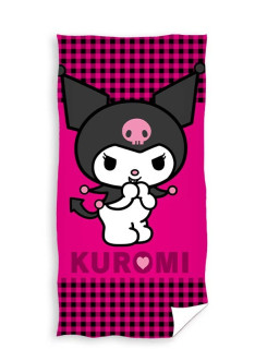 RĘCZNIK KUROMI 70x140 KĄPIELOWY DZIECIĘCY HELLO KITTY KR-02