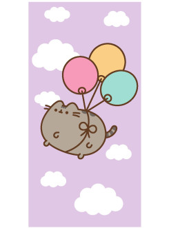 RĘCZNIK PUSHEEN 70x140 KĄPIELOWY BALONY FIOLETOWY