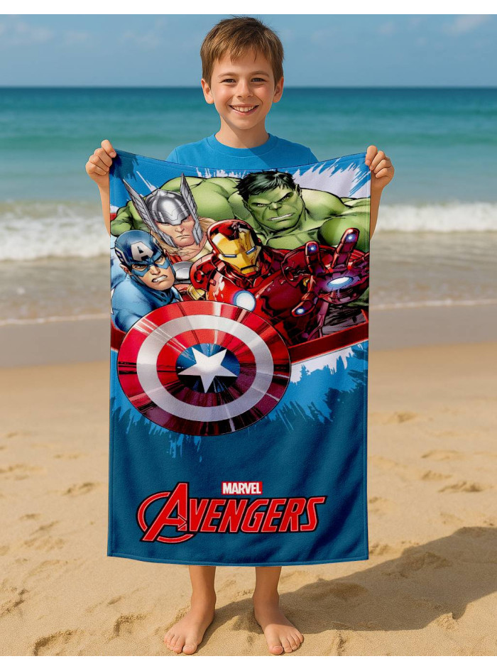RĘCZNIK KĄPIELOWY PLAŻOWY 70x140 AVENGERS AV_02