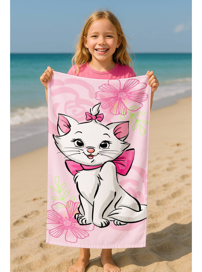 RĘCZNIK 70x140 KĄPIELOWY PLAŻOWY KOTKA MARIE