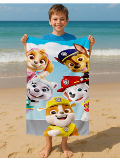 RĘCZNIK PSI PATROL 70x140 KĄPIELOWY PLAŻOWY PP_327