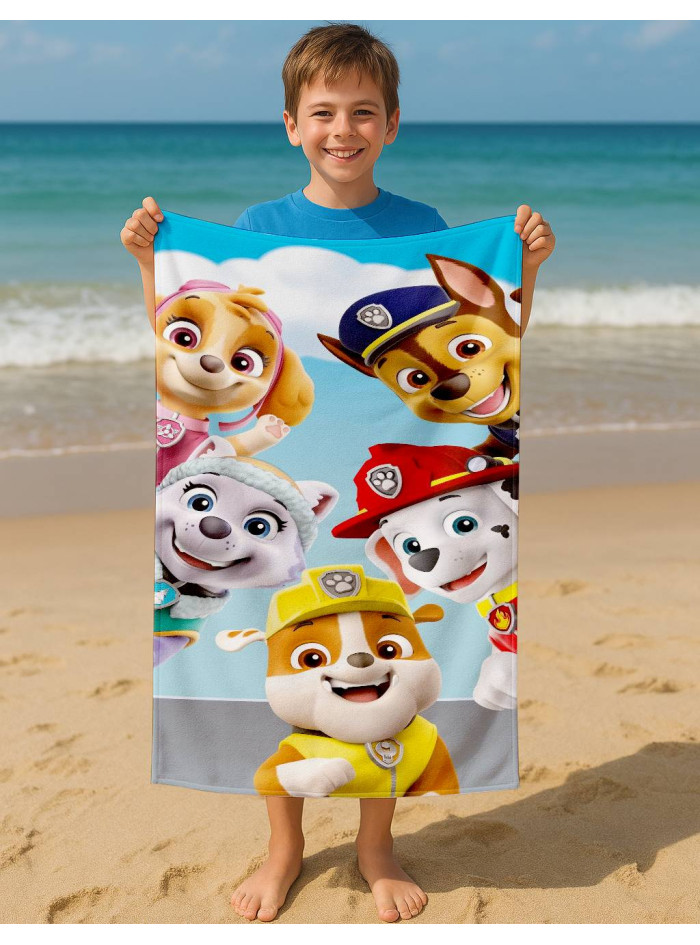 RĘCZNIK PSI PATROL 70x140 KĄPIELOWY PLAŻOWY PP_327
