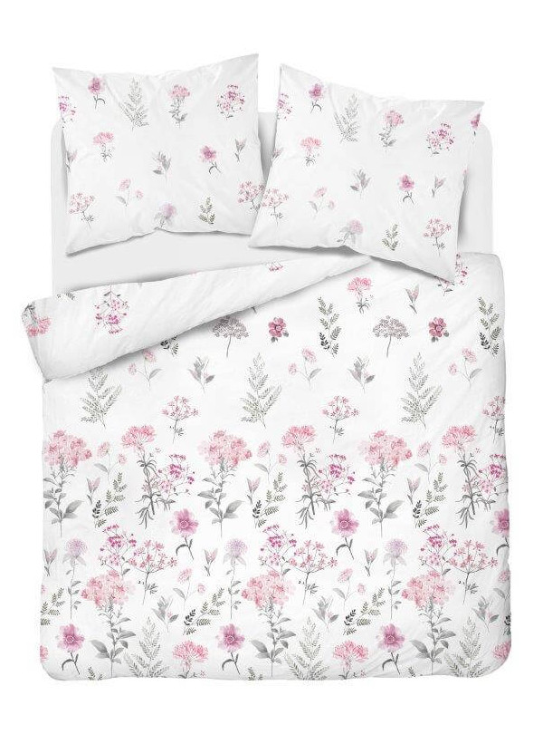 POŚCIEL FLANELOWA 200x220 KWIATY 4146_B