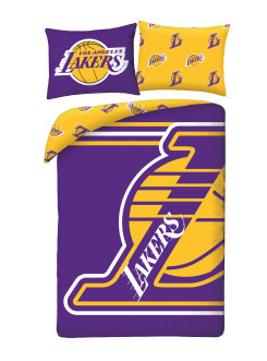 KOMPLET POŚCIELI 140x200 LOS ANGELES LAKERS NBA-06