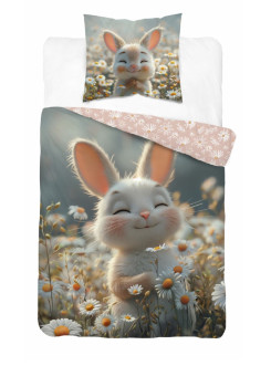 POŚCIEL 140x200 ŚWIECĄCA W CIEMNOŚCI KRÓLIK 5548_A 2