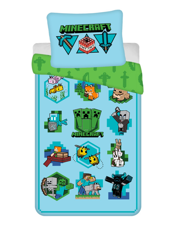 POŚCIEL 140x200 MINECRAFT LETS PLAY