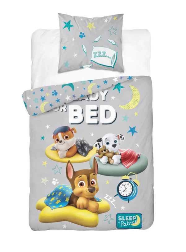 POŚCIEL 160x200 ŚWIECĄCA W CIEMNOŚCI PSI PATROL RUBBLE MARSHALL CHASE PP_23