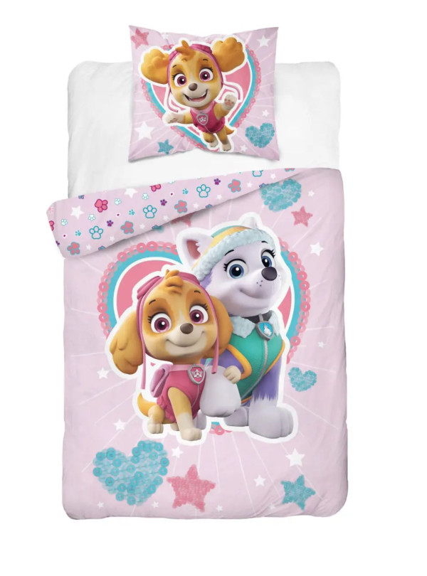 POŚCIEL 160x200 ŚWIECĄCA W CIEMNOŚCI PSI PATROL SKYE I EVEREST PP_28