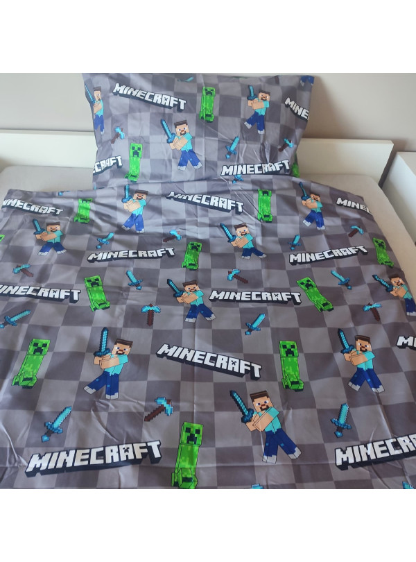 POŚCIEL 140x200 MINECRAFT ALEX STEVE CREEPER MNC-742