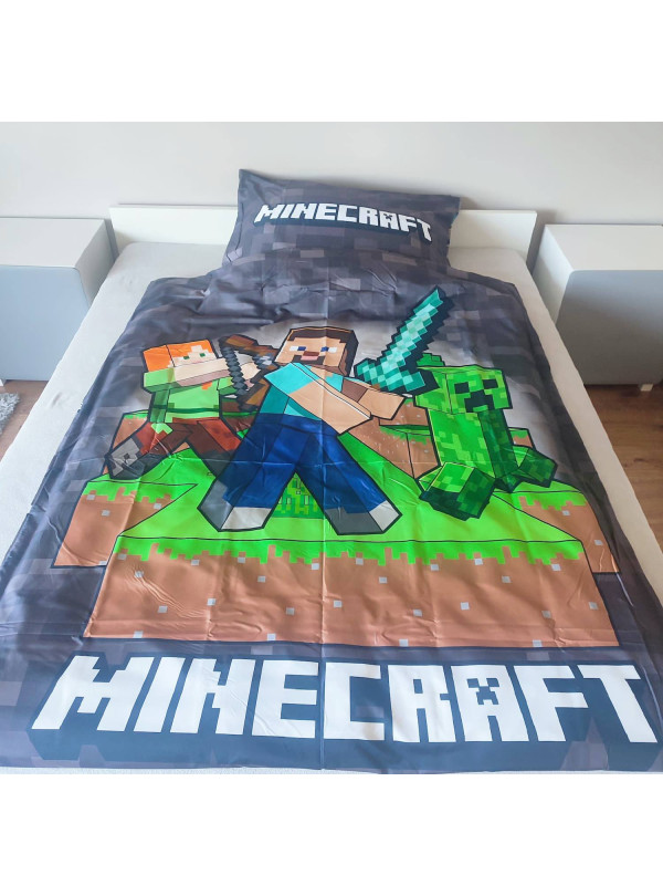 POŚCIEL 140x200 MINECRAFT ALEX STEVE CREEPER MNC-742