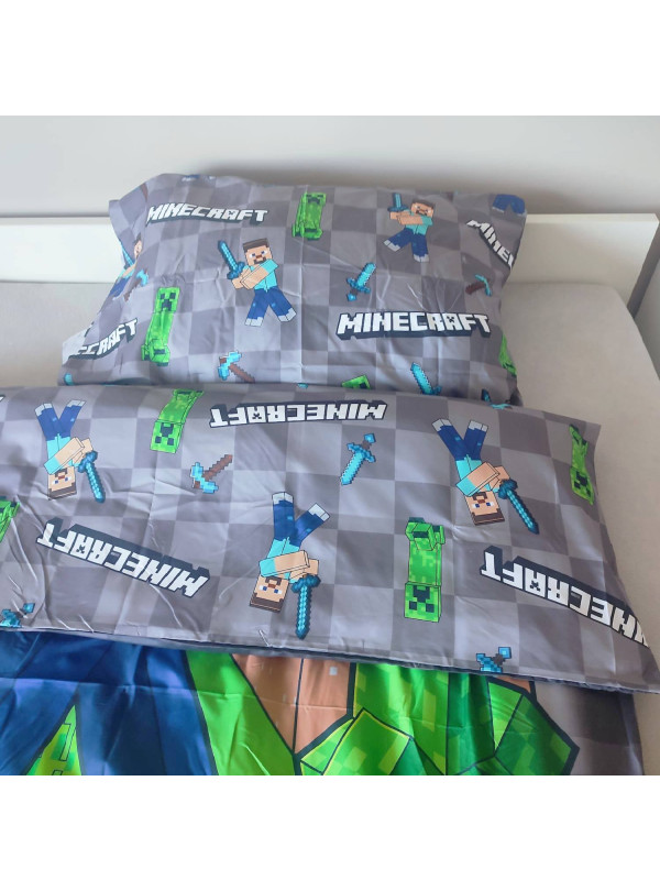 POŚCIEL 140x200 MINECRAFT ALEX STEVE CREEPER MNC-742