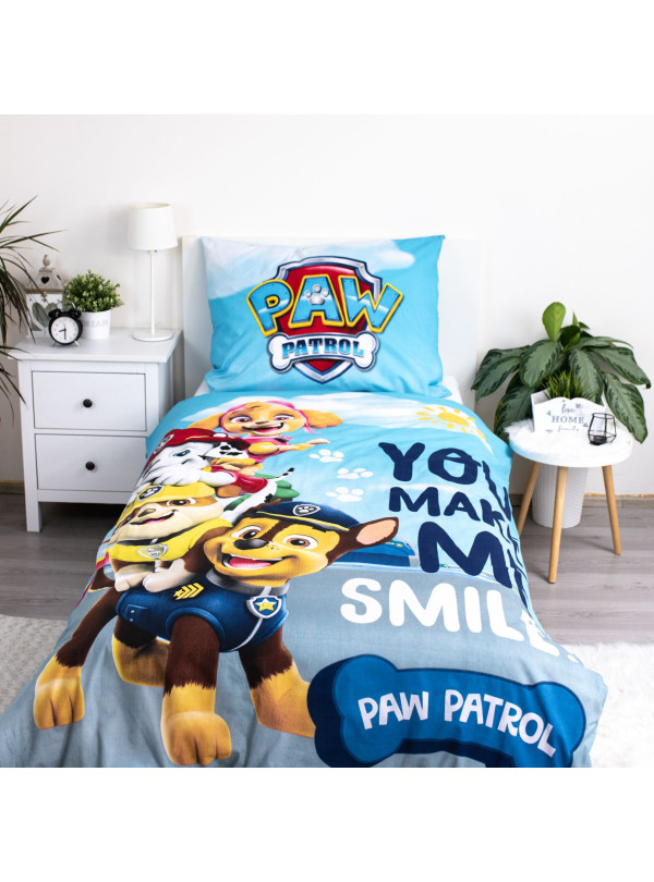 POŚCIEL 140x200 ŚWIECĄCA W CIEMNOŚCI PSI PATROL PP_325