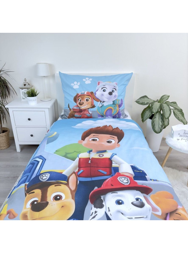 POŚCIEL BAWEŁNIANA 140x200 PP_451 PSI PATROL RYDER I PIESKI