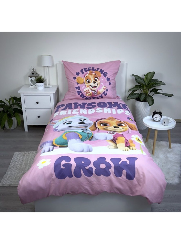 POŚCIEL 140x200 PP_484 PSI PATROL RÓŻOWA SKYE I EVEREST