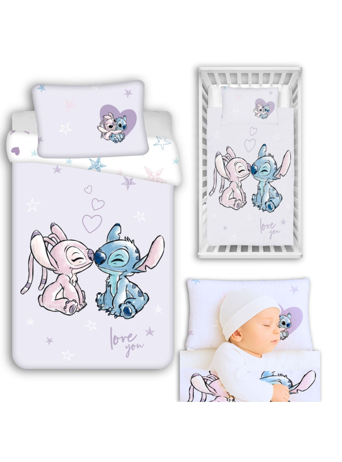 POŚCIEL DO ŁÓŻECZKA 100x135 LILO I STITCH