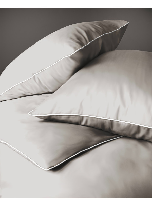 KOMPLET POŚCIELI PURE 180x200 MAKOSATYNA BEŻOWA