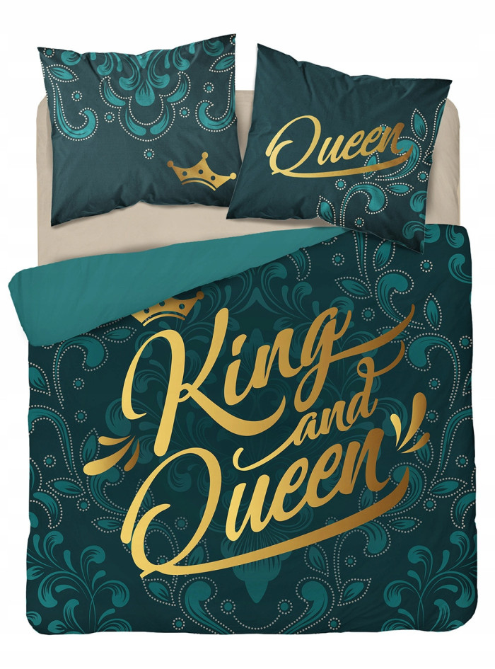 POŚCIEL BAWEŁNIANA 160x200 KING AND QUEEN