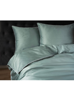 KOMPLET POŚCIELI 180x200 MAKOSATYNA PURE MIĘTOWA 2
