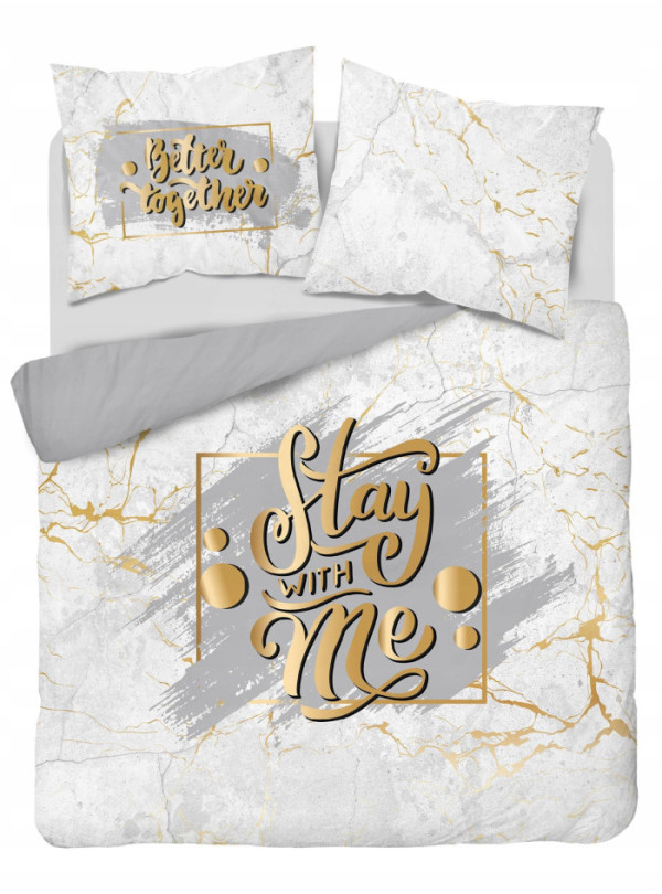 POŚCIEL BAWEŁNIANA 160x200 STAY WITH ME