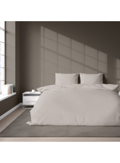 POŚCIEL 180x200 BEŻOWA Z ADAMASZKU HOTELOWA PREMIUM 2