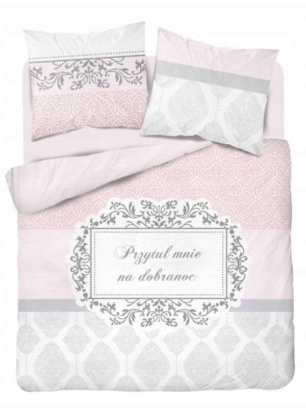 POŚCIEL BAWEŁNIANA 160x200 PRZYTUL MNIE